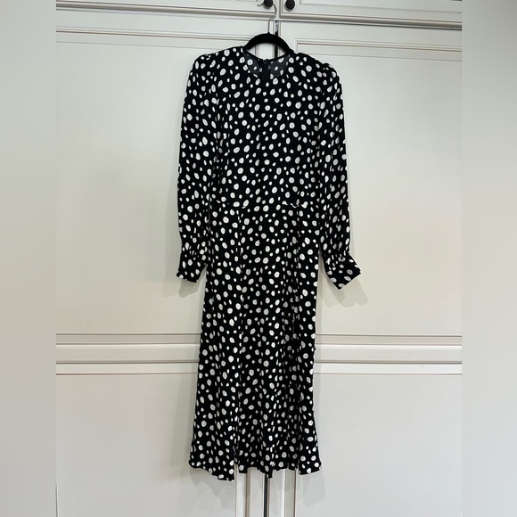 Reformation Creed Midi Slit Cutout Back Dress (D8) - Picture 6 of 7